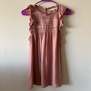 LOFT Peach Pink Ruffle Blouse – Size M